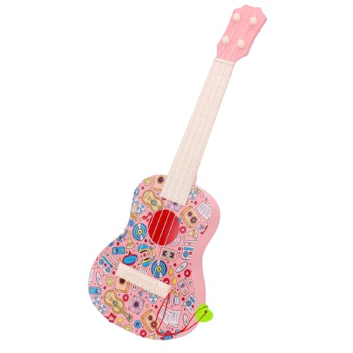 Kindergitarrenspielzeug 21 -Zoll -Kleinkind -Gitarre Realistische Ukulele -Spielzeug mit verstellbaren Turnern 4 Strings Ukulele mit Pick Musical Instruments Geschenk für Jungen Mädchen im Alter von von Kalastussaari