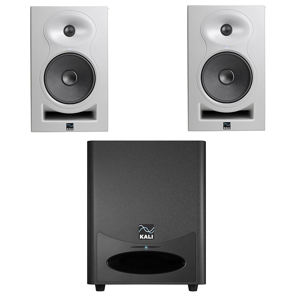 Kali Audio LP-6 2nd Wave White Subwoofer Set Aktiv-Monitor von Kali Audio