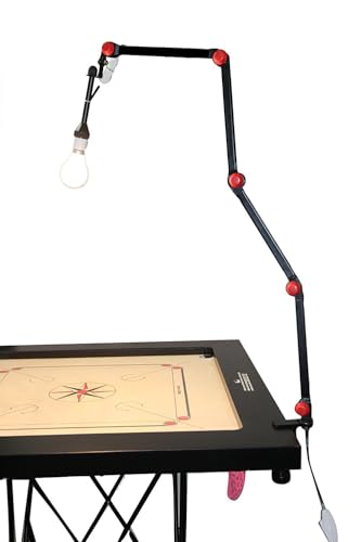 Professionelle Carrom Board Lampenhalter mit Gelenkarm, mehrere Drehpunkte, Klemmhalterung von Kalindri Sports