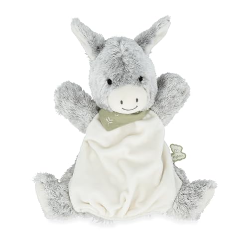 Kaloo - Les Amis - Baby Plüsch-Handpuppe Regliss das Eselchen - 24 cm - Sehr weiches Material - Ab Geburt, K963129 von KALOO