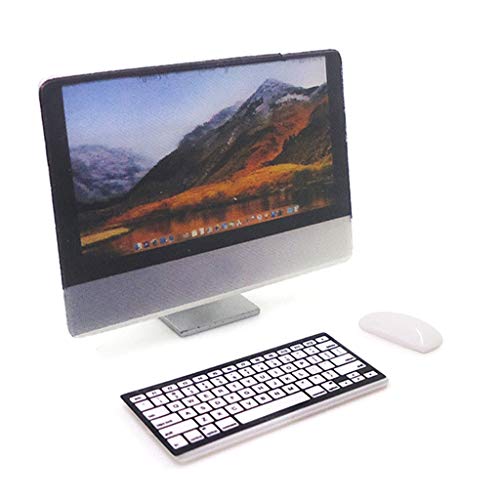 1/12 Mini Puppenhaus Miniatur Zubehör Computer Maus Tastatur Modell Wohnzimmer Möbel 1/12 Mini Puppenhaus Miniatur Zubehör Computer Maus Tastatur Modell Wohnzimmer Möbel von Kalttoy