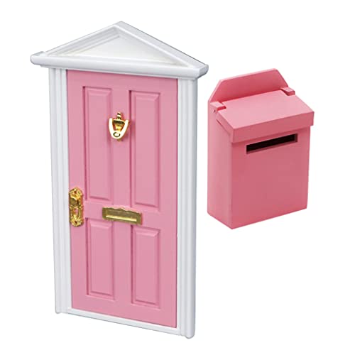 1:12 Maßstab Puppenhaus Tür Briefkasten Weihnachtskranz Baum Miniaturzubehör 1:12 Maßstab Puppenhaus Tür Briefkasten Weihnachtskranz Baum Miniaturzubehör von Kalttoy
