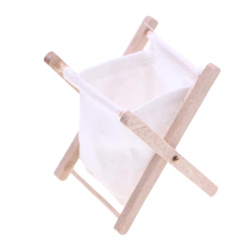 Faltbarer Wäschekorb aus Holz, 1:12, schmutziger Wäschekorb, Zuhause, Badezimmer Faltbarer Wäschekorb aus Holz, 1:12, schmutziger Wäschekorb, Zuhause, Badezimmer von Kalttoy