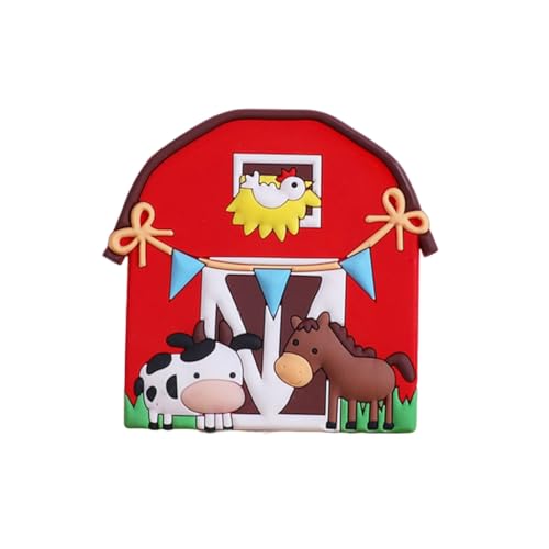 Farm-Serie Kuchendekoration mit Lamm, Ponys, Schwein, Huhn, Ente Farm-Serie Kuchendekoration mit Lamm, Ponys, Schwein, Huhn, Ente von Kalttoy