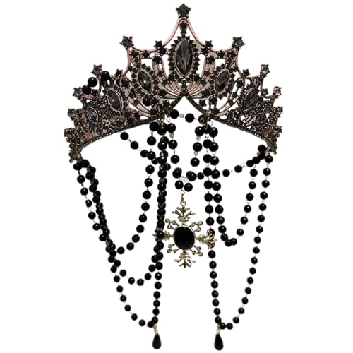 Kalttoy Göttinnen Kopfbedeckung, wunderschöner Kopfschmuck für Damen und Mädchen, Göttinnen, Gothicismus, Stirnbänder für Halloween und Rollenspiele Kalttoy Göttinnen Kopfbedeckung, wunderschöner Kopfschmuck für Damen und Mädchen, Göttinnen, Gothicismus, Stirnbänder für Halloween und Rollenspiele von Kalttoy