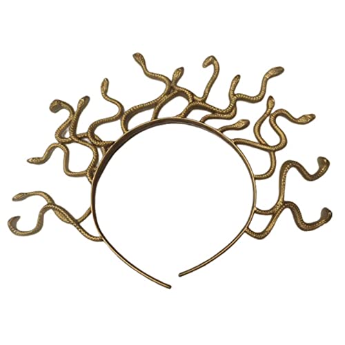 Kalttoy Medusa Schlange Kostüm Stirnband Medusa Stirnband Kopfschmuck Dress Up Kopfschmuck für Karneval Karneval Maskerade Party Kalttoy Medusa Schlange Kostüm Stirnband Medusa Stirnband Kopfschmuck Dress Up Kopfschmuck für Karneval Karneval Maskerade Party von Kalttoy