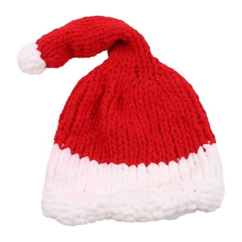 Weihnachtsparty-Weihnachtsmannmütze, warm, gestrickt, Urlaubsmütze, Familienfest, Kopfbedeckung Weihnachtsparty-Weihnachtsmannmütze, warm, gestrickt, Urlaubsmütze, Familienfest, Kopfbedeckung von Kalttoy