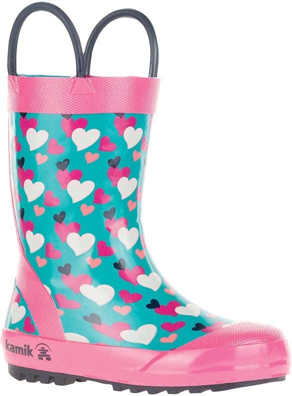 Kamik Lovely Gummistiefel, Teal, 24, Kindergummistiefel, Kinderstiefel, Gummistiefel kinder, Kids von Kamik