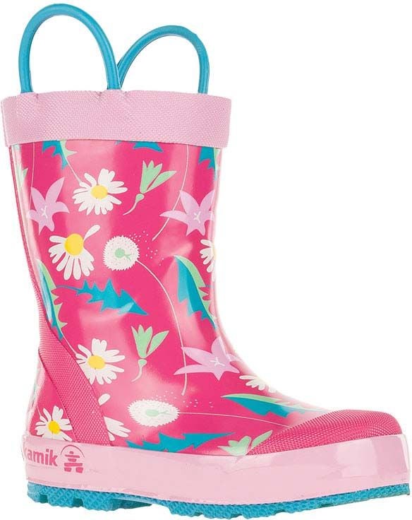 Kamik Mayweed Gummistiefel, Pink, 23, Kindergummistiefel, Kinderstiefel, Gummistiefel kinder, Kids von Kamik