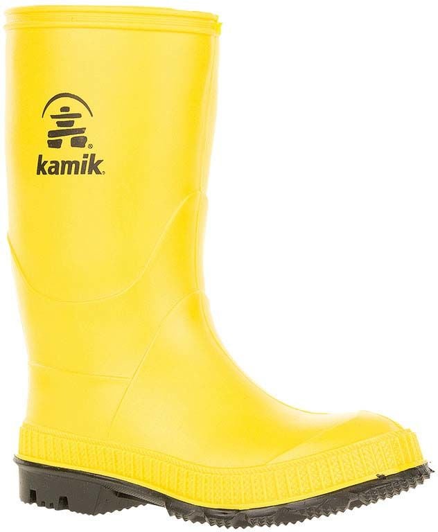 Kamik Stomp Gummistiefel, Yellow Black Sole, 24, Kindergummistiefel, Kinderstiefel, Gummistiefel kinder, Kids von Kamik