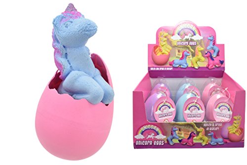 KandyToys TY1557 Großes wachsendes Einhorn im Ei (3 D/Box, versch von KandyToys