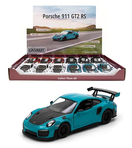 KandyToys Porsche GT2 RS 911 Diecast Modellauto im Maßstab 1:36, OEM Farben (kompatibel mit) von KandyToys