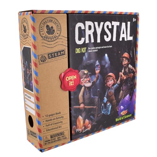 KandyToys Science Dig Kits | STEAM Educational Science Dig Sets (Crystal Dig Kits) von KandyToys