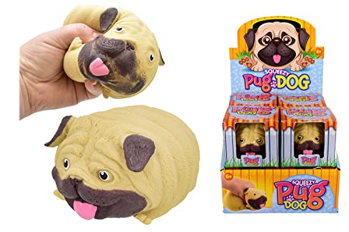 KandyToys Squeezy Pug dOG Liebenswertes, matschiges Haustier-Quetschspielzeug von KandyToys