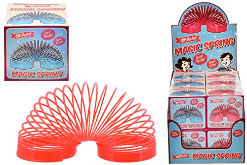 KandyToys SupeRetro Bunte magische Spiralfeder | Slinky-Spielzeug für Kinder | Retro-Spielzeug von KandyToys