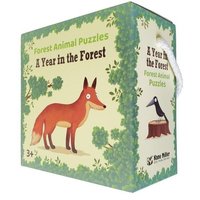 A Year in the Forest Puzzles, Forest Animals von Kane/Miller Book Publishers