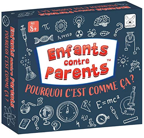 KANGUR Enfants Contre Parents Qui suis-Je? Jeu Familial Jeux de Soc