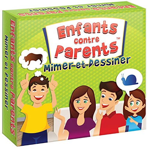 Kangur Jeu Mimer et Dessiner Pour Enfants Jeu de Plateau Familial Jeux de Société Pour Enfants et Adultes Quiz Jeu de Cartes Enfants Contre Parents Version Française dès 6 Ans von KANGUR