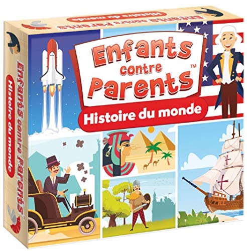 Kangur Jeu de Plateau Histoire du Monde Familial Jeux de Société Pour Enfants et Adultes Quiz Jeu de Cartes Enfants Contre Parents Version Française dès 6 Ans von KANGUR