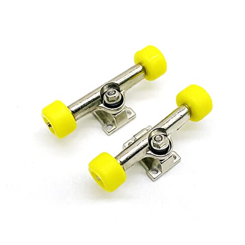 Kaohxzklcn 2 Teile/Satz Finger Skateboard Zubehör Halterung Legierung Teile Finger Spielzeug Modell Rollschuh Roller von Kaohxzklcn