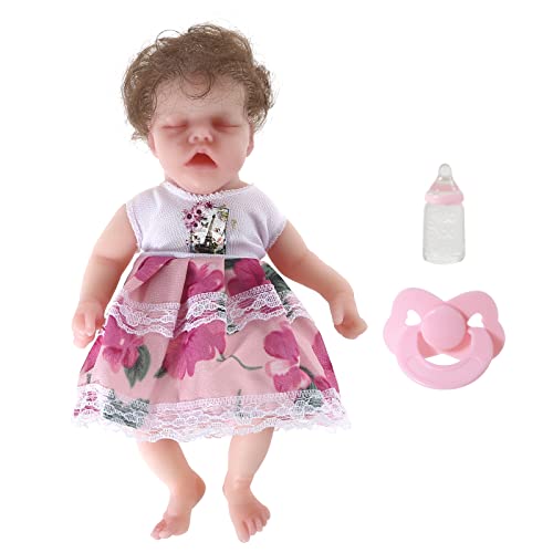 Kaohxzklcn 6in Neuheit Spielzeug Säugling Zarte Kleid Baby Geeignet Neugeborene Nickerchen Liefert Waschbar von Kaohxzklcn