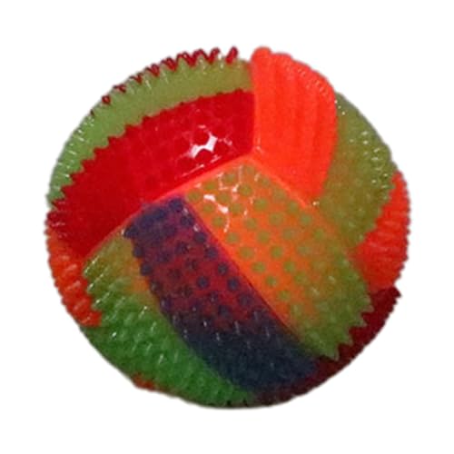 Kaohxzklcn Druck Hüpfball Blinkender Springender Leuchtender Ball Spielzeug Kleinkinder Trennung Anx von Kaohxzklcn