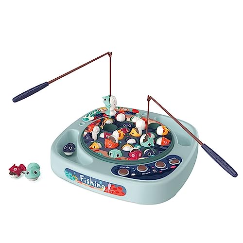 Kaohxzklcn Tisch Spielzeug Realistisches Angeln Rotierendes Spielzeug Tragbares Multifunktionales Tischspiel Kreatives Baby Geschenk von Kaohxzklcn