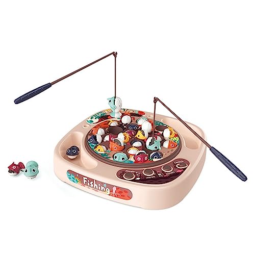 Kaohxzklcn Tisch Spielzeug Realistisches Angeln Rotierendes Spielzeug Tragbares Multifunktionales Tischspiel Kreatives Baby Geschenk von Kaohxzklcn