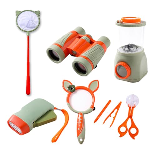 Kinder Natur Exploration Outdoor Set Fangwerkzeuge Lupe Linse Fernglas Catcher Kinder Spiele von Kaohxzklcn