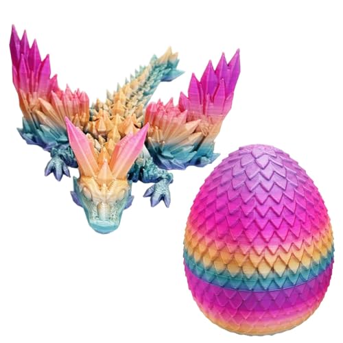 Kapaunn 3D Gedrucktes Drachenei Geheimnisvolle Drachen Spielzeug Realistische Realistische Beweglicher Drachen Figuren Überraschung Easter Dracheneier Wohnkultur von Kapaunn