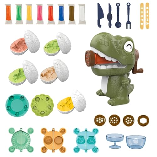 Knete Set Knetwerkzeug Für Kinder, Knete Zubehör Creation Frühstück Burger & Pasta, Formen Rollen Nudelholz, Kinderknete Kitchen Creations Teig Spielzeug Geschenk Für jungens Mädchen von Kapaunn