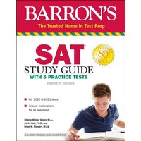 Barron's SAT Study Guide with 5 Practice Tests von Kaplan Publishing