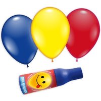 Ballons mit Aufblashilfe im 3er Set, kinderleichtes Aufpusten von Karaloon