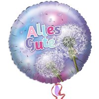 Folienballon "Alles Gute" mit Motiv Pusteblume, 1 Stück von Karaloon