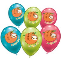 Freundliches Faultier, Ballons im 6er Pack von Karaloon