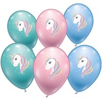 Schönes Einhorn, Ballons im 6er Pack von Karaloon