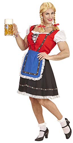 Karneval-Klamotten Dirndl Herren Kostüm mit Petticoat und Schürze von Karneval-Klamotten