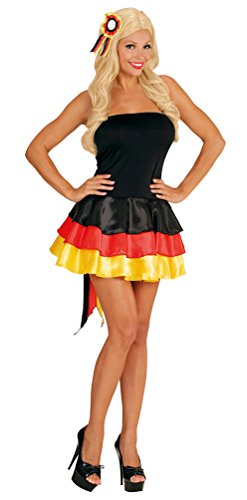 Karneval-Klamotten Kostüm Deutschland Kleid Miss Deutschland EM WM Fußball Karneval Fanartikel Damenkostüm von Karneval-Klamotten