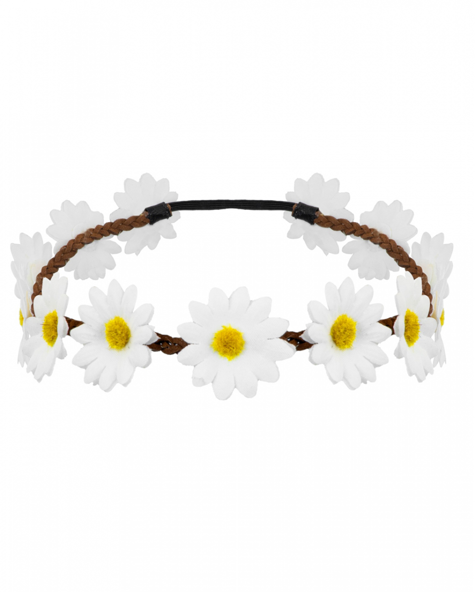 60´s Blumen Haarband für Hippie Kostüme von Karneval Universe