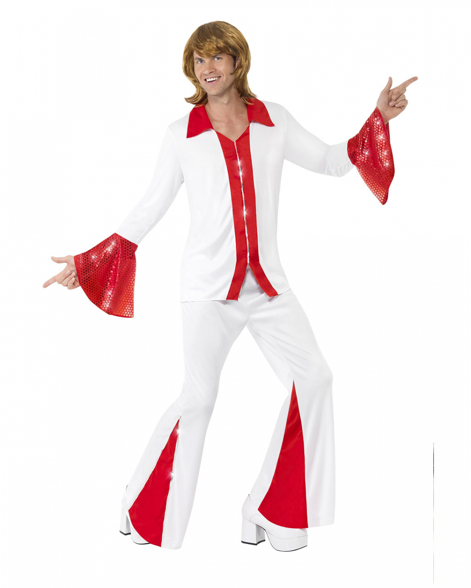 70s Super Trooper Popstar Herren Kostüm für Karneval & Fasching M von Karneval Universe