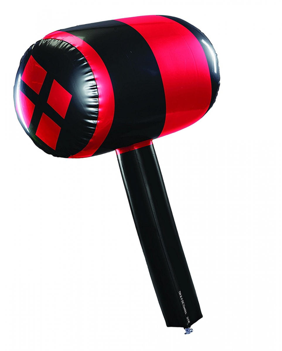 Aufblasbarer Harley Quinn Hammer aus Batman von Karneval Universe