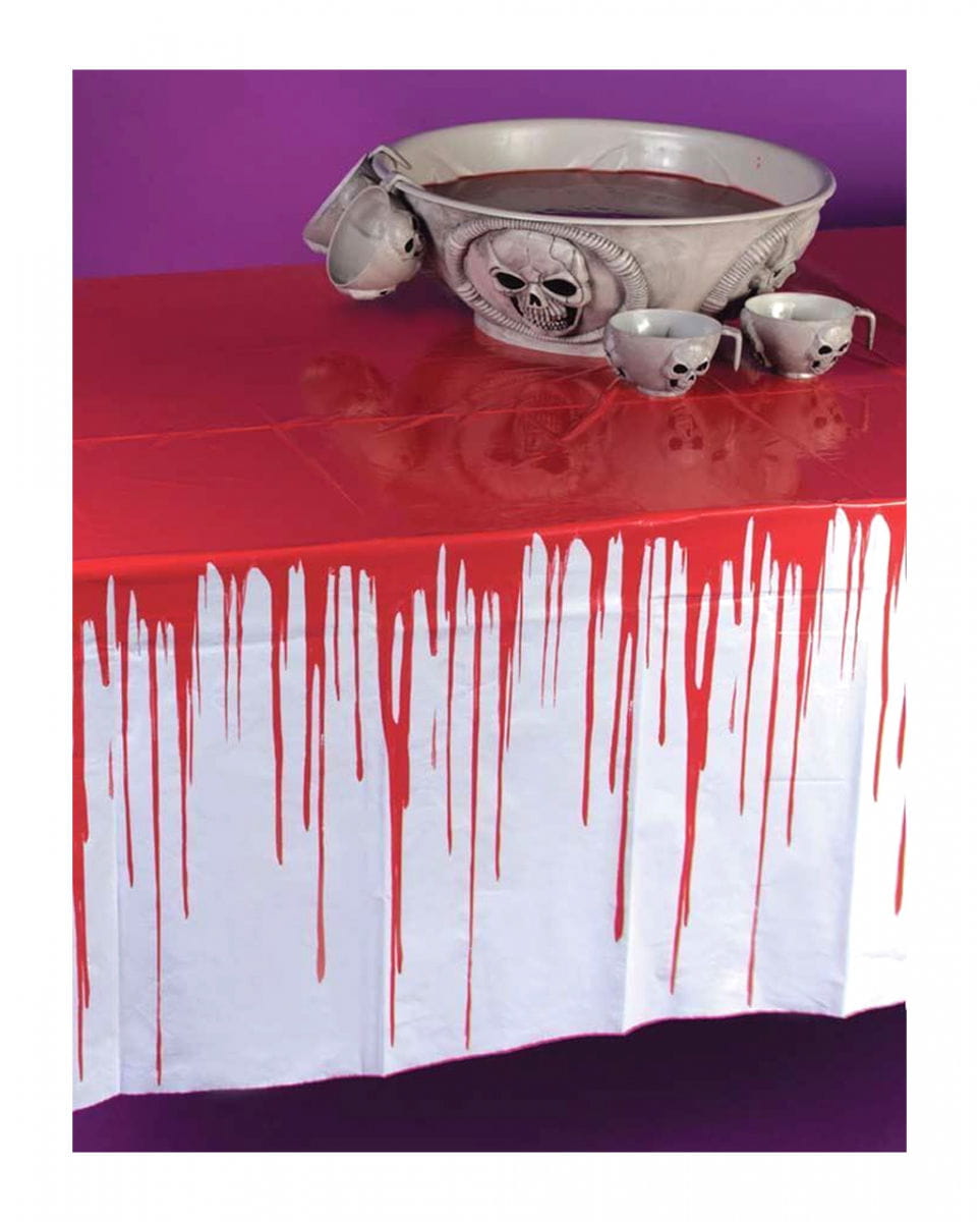 Blutige Halloween Tischdecke Blutige Halloween Tischdecke