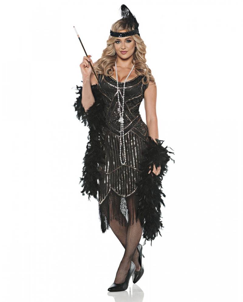 Charleston Kostüm Gatsby Girl für Fasching M von Karneval Universe