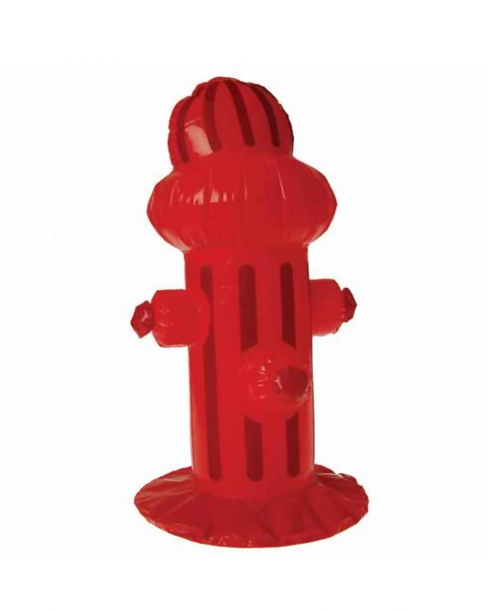 Feuer Hydrant aufblasbar 50 cm als Party Deko von Karneval Universe