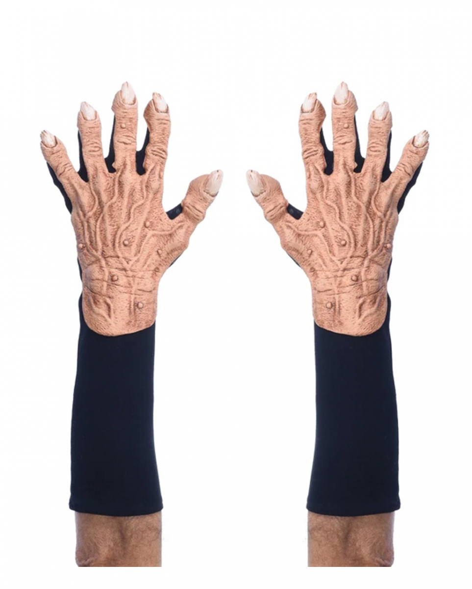 Fiese Monster Flesh Handschuhe Hautfarben ★ von Karneval Universe