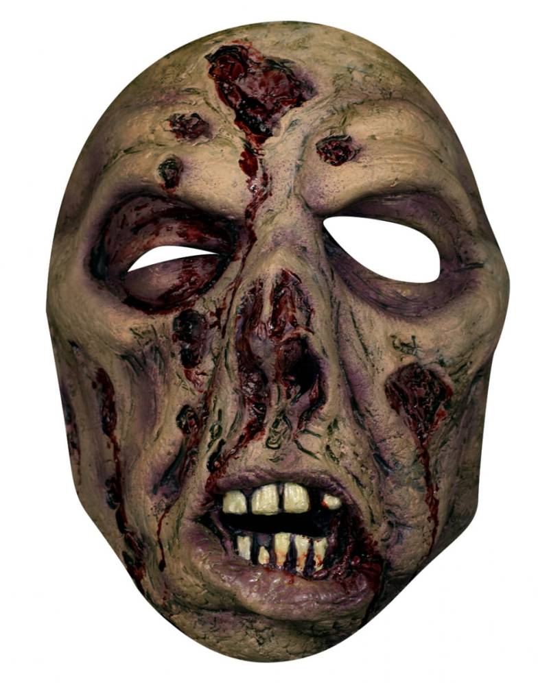 Fleischwunden Zombie Maske  Authentische Zombie Maske von Karneval Universe