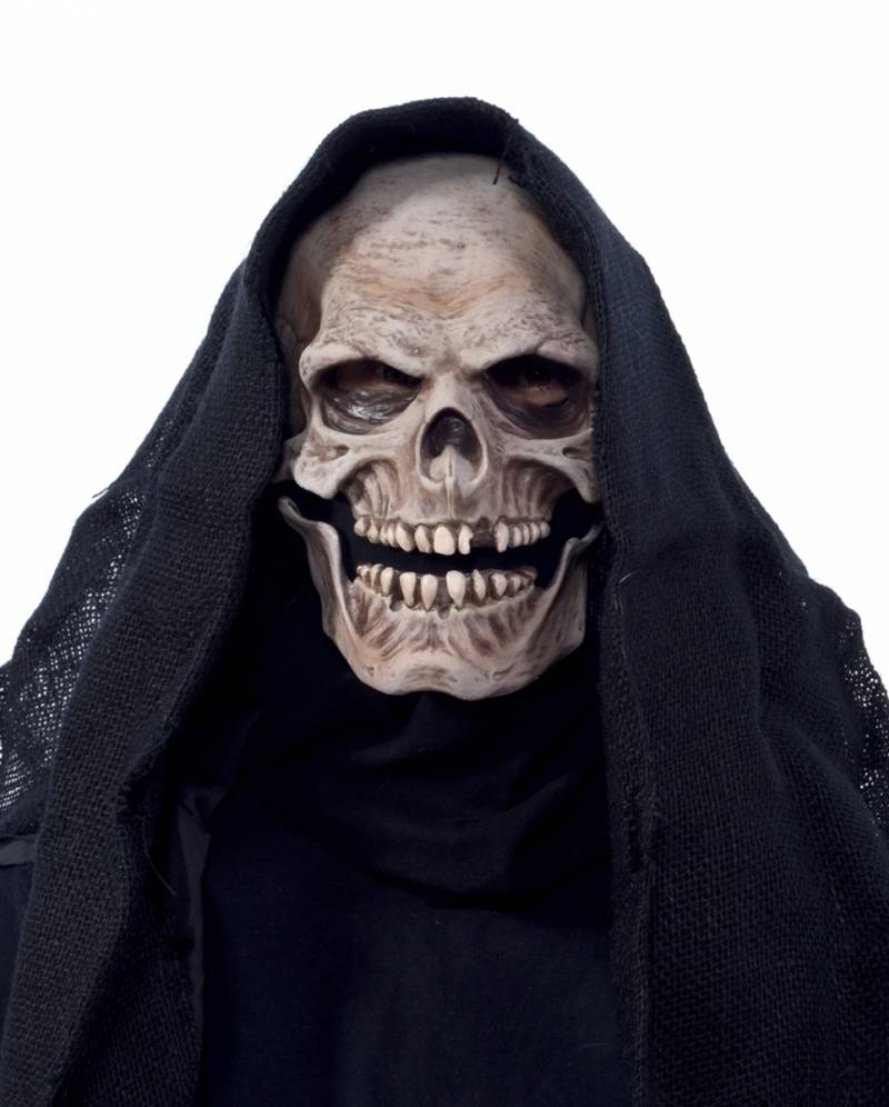 Grim Reaper Fetzen Maske Totenschädel Maske von Karneval Universe