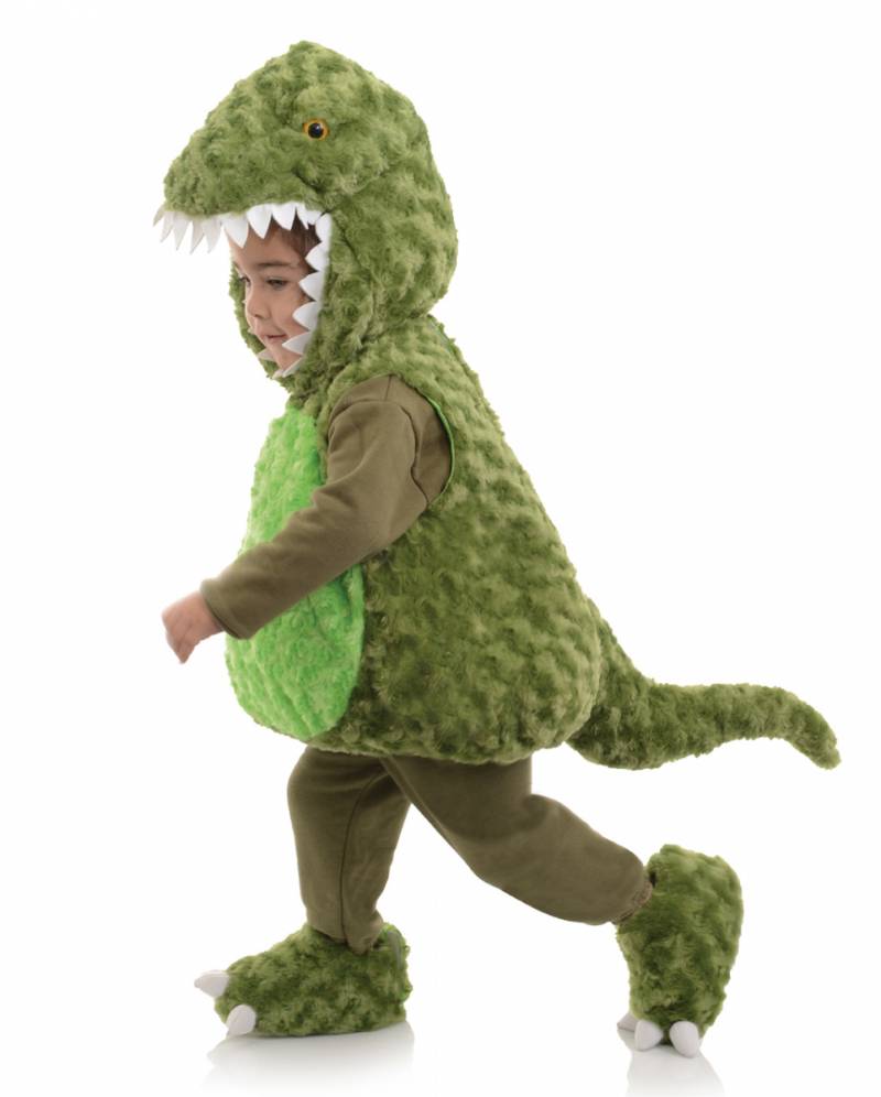 Grüner T-Rex Kleinkinder & Babykostüm für Fasching M von Karneval Universe