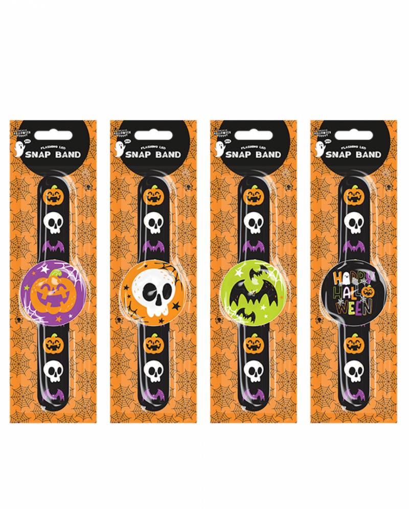 Blinkendes Halloween LED Snap Band als Give Away von Karneval Universe