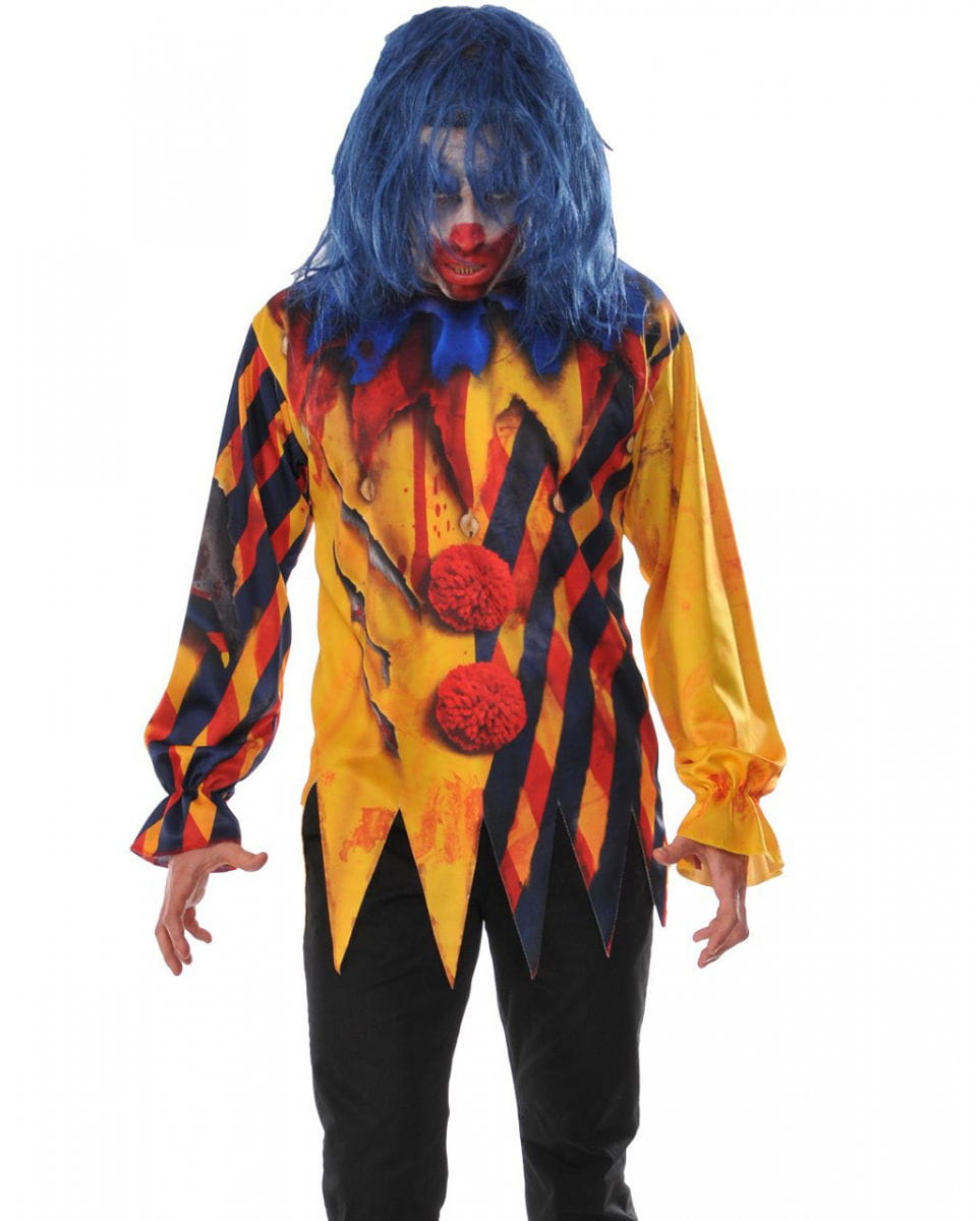 Horror Clown Shirt  Halloween Kostümzubehör One Size von Karneval Universe